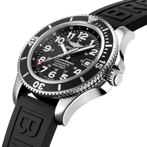 breitling superocean ii 42 a17365c91b1s2 42 mm steel dial black|Breitling Superocean 42 .